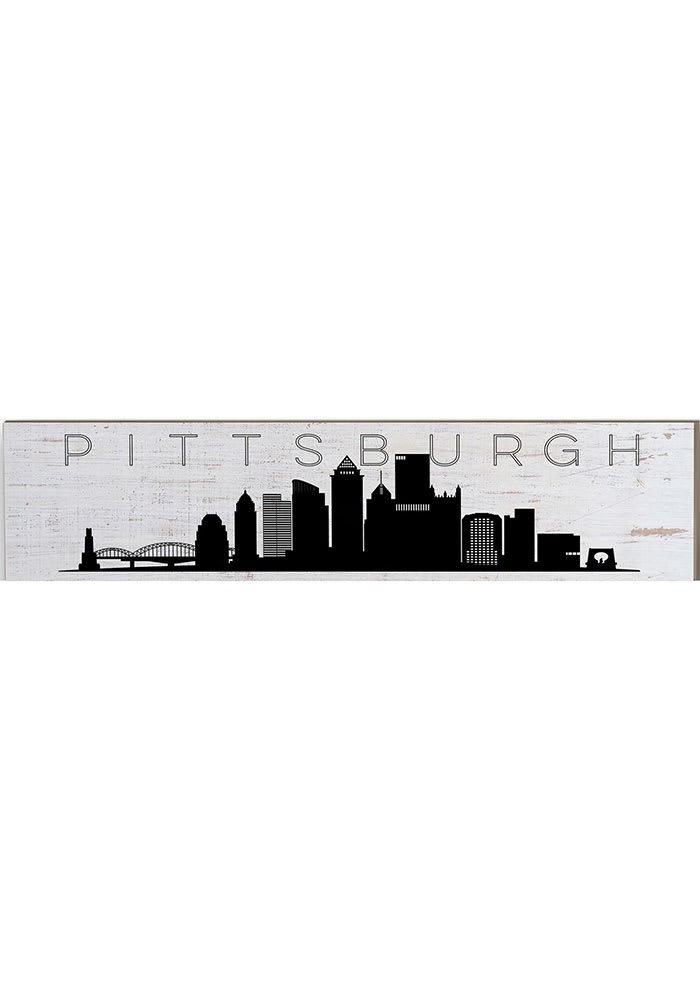 Pittsburgh Skyline Table Top Sign Sign