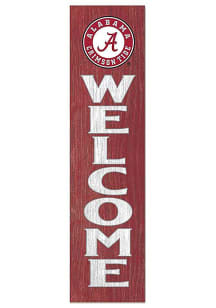 KH Sports Fan Alabama Crimson Tide 11x46 Welcome Leaning Sign