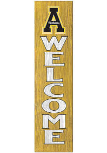 KH Sports Fan Appalachian State Mountaineers 11x46 Welcome Leaning Sign