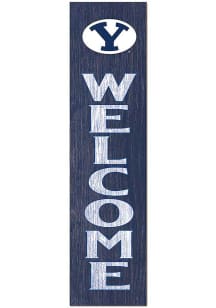 KH Sports Fan BYU Cougars 11x46 Welcome Leaning Sign
