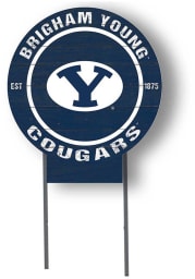 BYU Cougars 20x20 Color Logo Circle Yard Sign