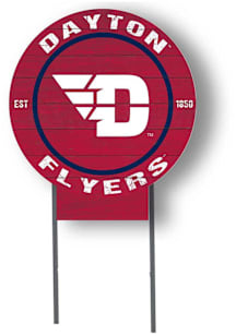 Dayton Flyers KH Sports Fan 20x20 Color Logo Circle Yard Sign - Red