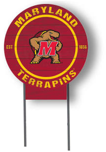 Maryland Terrapins 20x20 Color Logo Circle Yard Sign