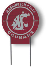 Washington State Cougars 20x20 Color Logo Circle Yard Sign