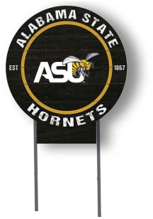 Alabama State Hornets 20x20 Color Logo Circle Yard Sign
