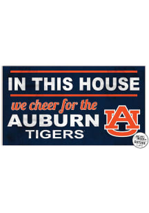 KH Sports Fan Auburn Tigers 20x11 Indoor Outdoor In This House Sign
