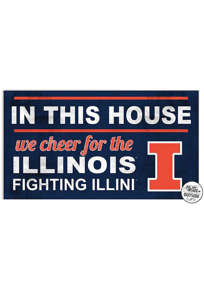  KH Sports Fan Illinois Fighting Illini Colored Circle