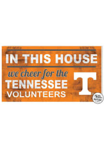 KH Sports Fan Tennessee Volunteers 20x11 Indoor Outdoor In This House Sign