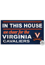 KH Sports Fan Virginia Cavaliers 20x11 Indoor Outdoor In This House Sign