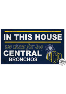 KH Sports Fan Central Oklahoma Bronchos 20x11 Indoor Outdoor In This House Sign