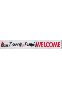 KH Sports Fan Central Missouri Mules 5x36 Welcome Door Plank Sign