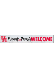 KH Sports Fan Houston Cougars 5x36 Welcome Door Plank Sign