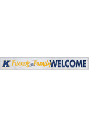 KH Sports Fan Kent State Golden Flashes 5x36 Welcome Door Plank Sign