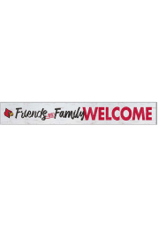 KH Sports Fan Louisville Cardinals 5x36 Welcome Door Plank Sign