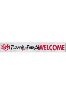 KH Sports Fan New Mexico Lobos 5x36 Welcome Door Plank Sign