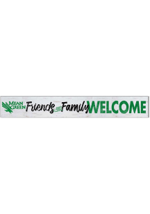 KH Sports Fan North Texas Mean Green 5x36 Welcome Door Plank Sign