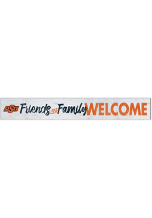 KH Sports Fan Oklahoma State Cowboys 5x36 Welcome Door Plank Sign