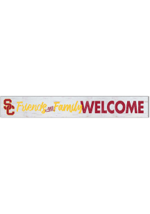 KH Sports Fan USC Trojans 5x36 Welcome Door Plank Sign