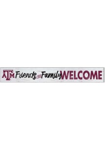 KH Sports Fan Texas A&amp;M Aggies 5x36 Welcome Door Plank Sign