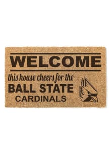 Ball State Cardinals 18x30 Welcome Door Mat