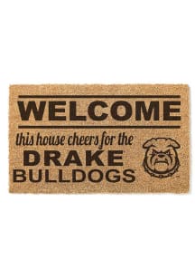 Drake Bulldogs 18x30 Welcome Door Mat