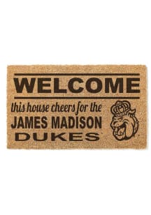 James Madison Dukes 18x30 Welcome Door Mat