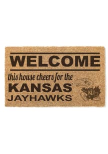 Kansas Jayhawks 18x30 Welcome Door Mat