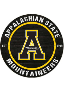 KH Sports Fan Appalachian State Mountaineers 20x20 Colored Circle Sign