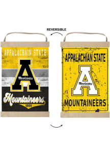 KH Sports Fan Appalachian State Mountaineers Reversible Retro Banner Sign