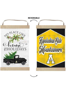 KH Sports Fan Appalachian State Mountaineers Holiday Reversible Banner Sign
