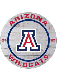 KH Sports Fan Arizona Wildcats 20x20 Weathered Circle Sign
