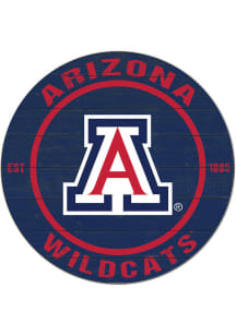KH Sports Fan Arizona Wildcats 20x20 Colored Circle Sign