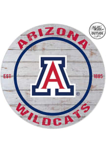 KH Sports Fan Arizona Wildcats 20x20 In Out Weathered Circle Sign