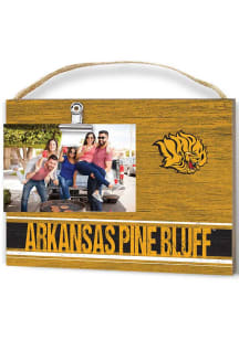Arkansas Pine Bluff Golden Lions Clip It Colored Logo Photo Picture Frame