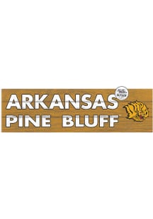 KH Sports Fan Arkansas Pine Bluff Golden Lions 35x10 Indoor Outdoor Colored Logo Sign