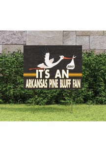 Arkansas Pine Bluff Golden Lions 18x24 Stork Yard Sign