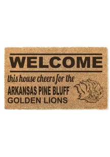 Arkansas Pine Bluff Golden Lions 18x30 Welcome Door Mat