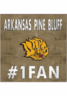 KH Sports Fan Arkansas Pine Bluff Golden Lions 10x10 #1 Fan Sign