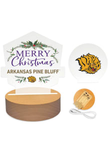Arkansas Pine Bluff Golden Lions Holiday Light Set Desk Accessory
