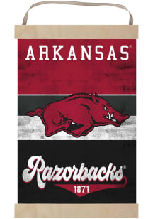 KH Sports Fan Arkansas Razorbacks Reversible Retro Banner Sign