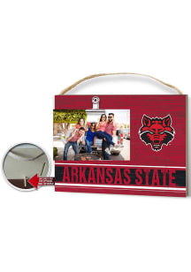 Arkansas State Red Wolves Clip It Colored Logo Photo Picture Frame