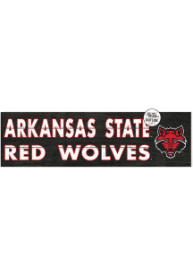 KH Sports Fan Arkansas State Red Wolves 35x10 Indoor Outdoor Colored Logo Sign