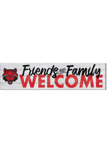 KH Sports Fan Arkansas State Red Wolves 40x10 Welcome Sign