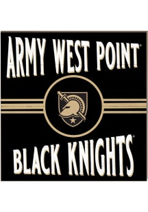 KH Sports Fan Army Black Knights 10x10 Retro Sign