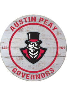 KH Sports Fan Austin Peay Governors 20x20 Weathered Circle Sign