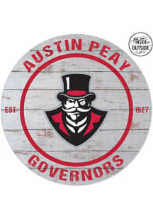 KH Sports Fan Austin Peay Governors 20x20 In Out Weathered Circle Sign