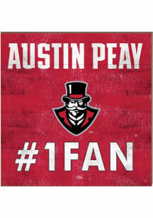 KH Sports Fan Austin Peay Governors 10x10 #1 Fan Sign