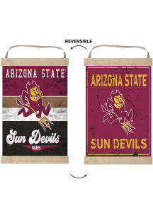 KH Sports Fan Arizona State Sun Devils Reversible Retro Banner Sign