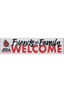 KH Sports Fan Ball State Cardinals 40x10 Welcome Sign