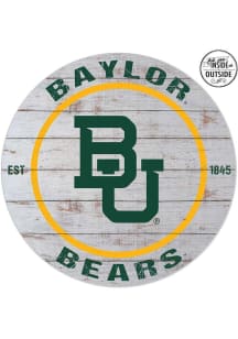 KH Sports Fan Baylor Bears 20x20 In Out Weathered Circle Sign